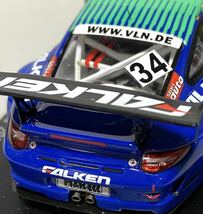 スパークポルシェ別注1/43 ポルシェ911 GT3R No.34 M.RAGGINER/A.ASCH 2011 VLN ニュルブルクリンク FALKEN_画像9