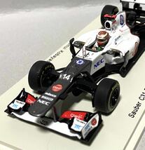 スパーク 1/43 ザウバーC31フェラーリ No.14 小林可夢偉 2012モナコGP_画像8