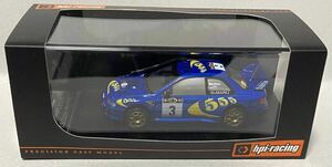 hpi 1/43 スバル インプレッサWRC'97 No.3 C.マクレー 1997 WRCサファリラリー 総合優勝 555