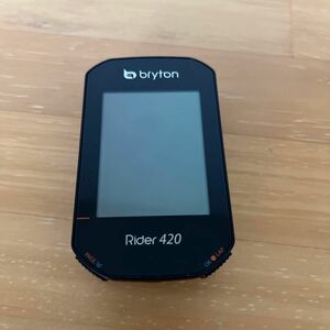 サイクルコンピュータ　bryton Rider420