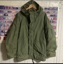 90s USA製US ARMY ALPHA社製 PARKA, COLD WEATHER DAC 100-97-1400 ミリタリーフライトフィールドジャケット/コールドウェザーパーカー_画像2