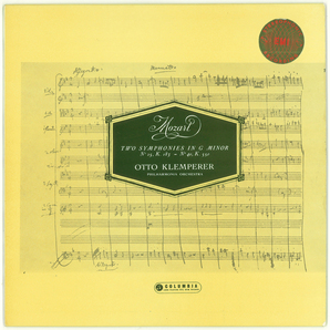 英Columbia SAX2278 モーツァルト「交響曲第25&40番」 クレンペラー フィルハーモニア管の画像1