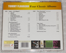 トミー・フラナガンの名盤4枚の廉価版（Tommy Flanagan Four Classic Albumus）:CD 2枚組：美品_画像2