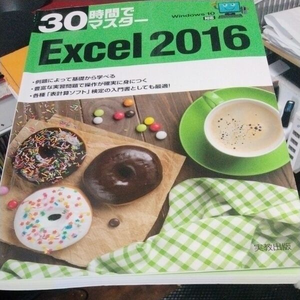 30時間でマスター　EXCEL2016　他出品と同梱できる場合　100円です。