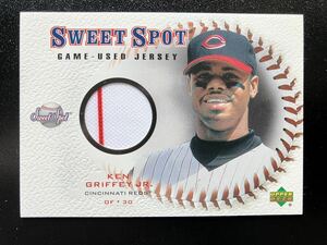 2001 Upper Deck Sweet Spot Game Jersey Ken Griffey Jr. J-KG MLB ジャージカード 