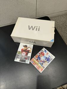 Wii 任天堂 Nintendo ニンテンドー ゲーム機 本体　ソフト2本付き　状態良し　札幌手渡し可能