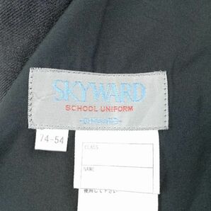 1円 ブレザー スカート リボン 上下4点セット 指定 3L 大きいサイズ 冬物 女子 学生服 東京桜美林中学高校 グレー 中古 ランクB EY6996の画像8