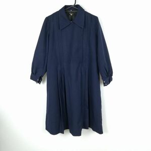 1円 ワンピース 上着 大きいサイズ 冬物 女子 学生服 中学 高校 紺 制服 中古 ランクC EY7404