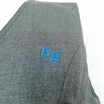 1円 ベスト スカート 上下2点セット 冬物 女子 学生服 神奈川相洋高校 グレー 制服 中古 ランクC EY6691_画像4