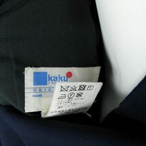 1円 セーラー服 ジャンパースカート スカーフ 上下3点セット 165A 冬物 白3本線 女子 学生服 福岡筑紫女学園高校 紺 中古 ランクC EY7975_画像10