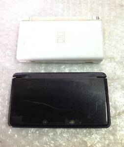 《2台まとめ》Nintendo 任天堂 DS Lite USG-001 / 3DS CTR-001 本体のみ ※ジャンク品