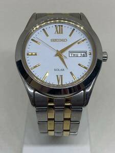 『7816』 可動品　SEIKO セイコー スピリット デイデイト メンズ ウォッチ V158-0BA0 SS×GP