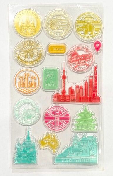 クリアスタンプ687：City stamp《2点で15%、3点で20％OFF》