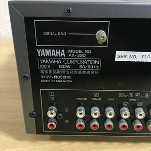 YAMAHA ヤマハ AX-390 プリメインアンプ サウンドステレオアンプ オーディオ機器 通電のみ確認済み 3 ス 5396の画像9