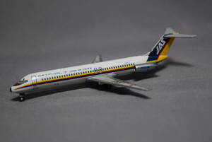 # rare 1/400 Japan Air System JASda glass DC-9 Rainbow painting ( box less .)[ inspection ] higashi . domestic aviation TDA JAPAN AIRSYSTEM Dragon Gemini Herpa 