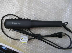  operation verification ending .. beautiful goods SALONIAsaronia heat brush wide hair iron strut negative ion present condition delivery goods 