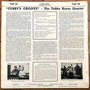 【オリジナル】溝DG FLAT MONO 激レア 爆音 Tubby Hayes Quartet - Tubby's Groove TEMPO TAP 29の画像2