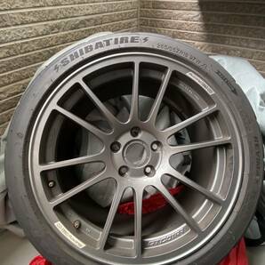 ENKEI GTC01RR 9.5J +45 18インチ 114.3 シバタイヤ R31 TW200T 265/35/18 検索用RAYS ADVAN TE37 CE28 GT RPF1 エンケイの画像2