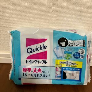 花王 トイレクイックル つめかえ用 ミントの香り ジャンボパック 20枚 40カット