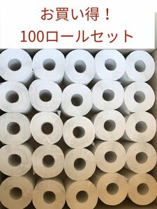 無包装トイレットペーパー100個