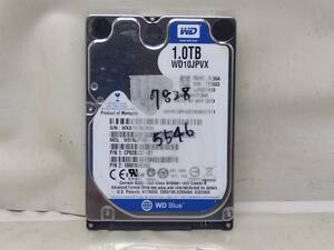 2403133☆5600時間以下！！☆ 2.5インチハードディスク HDD 1000GB(1TB)☆CristalDiskInfoチェック済! スマートレター発送