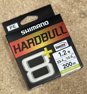 [ новый товар ] Shimano (SHIMANO) PE линия твердый bru8+ 200m 1.2 номер (23.4lb) свежий зеленый [2024 год новый товар ] #pitobru#PITBULL