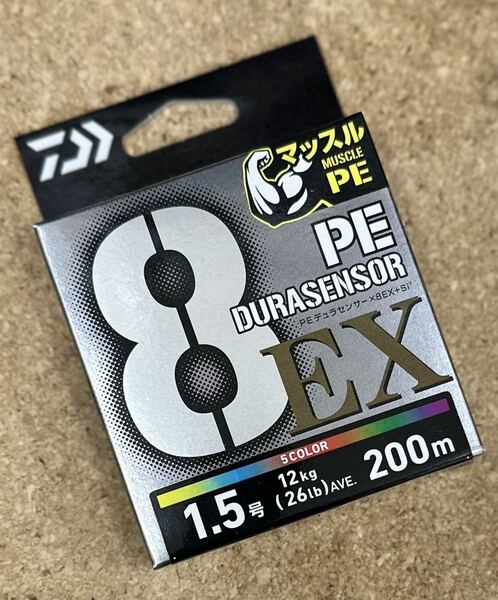 [新品] ダイワ UVF PEデュラセンサーX8EX+Si3 5C (マルチカラー) 1.5号 200m #PEライン #ペンタグラム #マッスルPE #シグロン