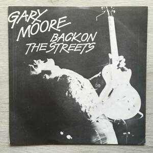 HOLLAND GARY MOORE BACK ON THE STREETS オランダ盤　RARE!! 