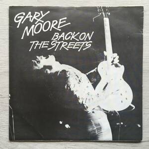 PROMO GARY MOORE BACK ON THE STREETS UK盤