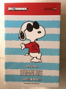 ベアブリック ジョークール 100%&400% JOE COOL ピーナッツ スヌーピー PEANUTS BE@RBRICK