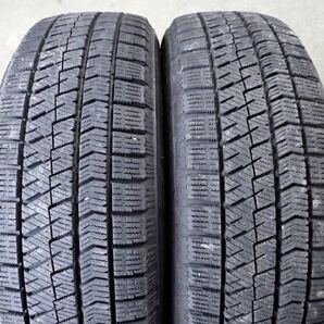 【185/60R16】E13ノート デミオ MAZDA2 等 中古スタッドレスセット VRX2 ★16×6.0J 100/4H ET45★の画像4