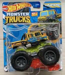 ホットウィール　 モンスタートラック　★　ウニモグ　★　1/64　ミニカー　Hot Wheels　MONSTER TRUCKS　UNIMOG　新品