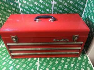 [ secondhand goods ]Pro-Auto tool box 3 step ( red )/ITBY3GD0U12W