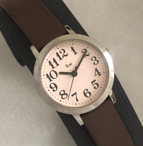 SEIKO 渡辺 力 RIKI WATANBE ウォッチ 稼動品 ピンク 定番 シンプル 時計 コラボ 1N01 プロダクト デザイン 物 好きに も 共用 セイコー