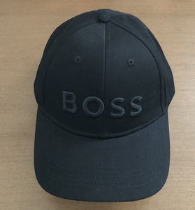 HUGO BOSS cap large . sho flat have on brand liking also solid embroidery CAP black all black hat Hugo Boss common use share 