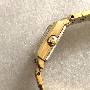 RADO スクエア 手巻 レディース 稼動品 ウォッチ GOLD カラー 機械式 ブレスレット VINTAGE アンティーク 好きに も ドレス 時計 ラドー の画像4