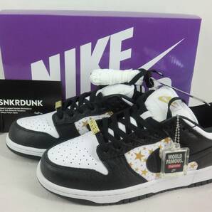 A3331 NIKE SB DUNK LOW OG QS SUPREME サイズ26.5cm DH3228-102 ナイキ シュプリーム スニーカー 靴 黒 の画像1