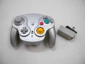 C5335★GAMECUBE ワイヤレスコントローラー＋レシーバー 動作チェック済/振動機能なし 中古現状渡し