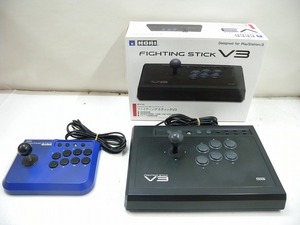 C5467★HORI ファイティングスティックV3 箱入 / ミニ3 本体のみ セットまとめ売り ※動作確認済 中古現状渡し