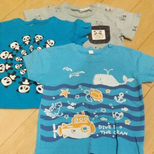 半袖Tシャツ 子供服キッズ 90 3枚②