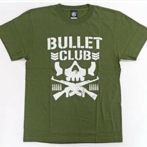 新品　新日本プロレス　BULLET CLUB Tシャツ　XL　グリーン　カーキ　オリーブ　HOUSE OF TORTURE　ハウスオブトーチャー　バレットクラブ