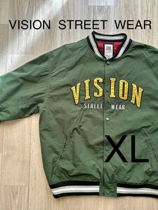 VISION ナイロンジャケット メンズ XL グリーン