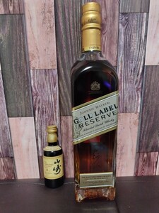 山崎12年 50ml ジョニーウォーカー ゴールドラベル リザーブ 700ml.