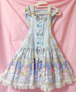 Angelic Pretty Fantastic Carnivalサロペット　サックス 匿名配送 未使用