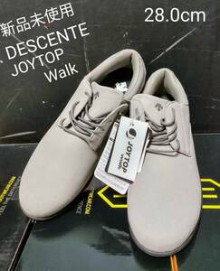 ★送料無料★ 新品 DESCENTE JOYTOP Walk デサント ウォーキングシューズ グレー スエード調 28cm