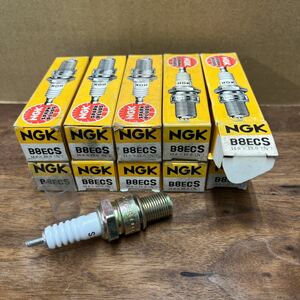 MB-2557★クリックポスト(全国一律送料185円) NGK スパークプラグ 14φ×19.0 B8ECS ×10本 SPARK PLUG N-2/①