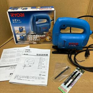 TA-486☆60サイズ RYOBI MJ-50 ジグソー 木工 軟鋼板 切り抜き加工 リョービ 電動のこぎり 動作OK！