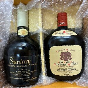 TA-560☆80サイズ【未開栓】サントリー SUNTORY ウイスキー2点セット スペシャルリザーブ RESERVE オールド ベリーレア OLD WHISKY 古酒 の画像7