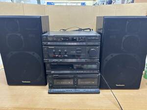 TA-583☆2個口☆Technics テクニックス ステレオセット RS-X700・SU-X700・ST-X700・SL-X700・SB-CD710 オーディオ機器 スピーカー 通電