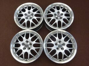 A-75　ＶＷ 純正　BBS RS771　16×6.5J ET42 PCD100 5H 4本　人気商品　フォルクスワーゲ　ゴルフ　ポロ　ニュービートル　等に是非　！